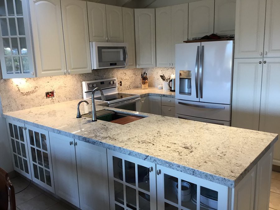 White Cotton Granite Countertops