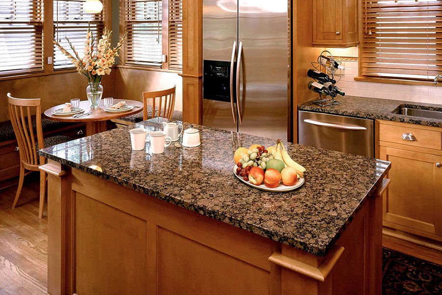 Brown Granite Kitchen Countertop
