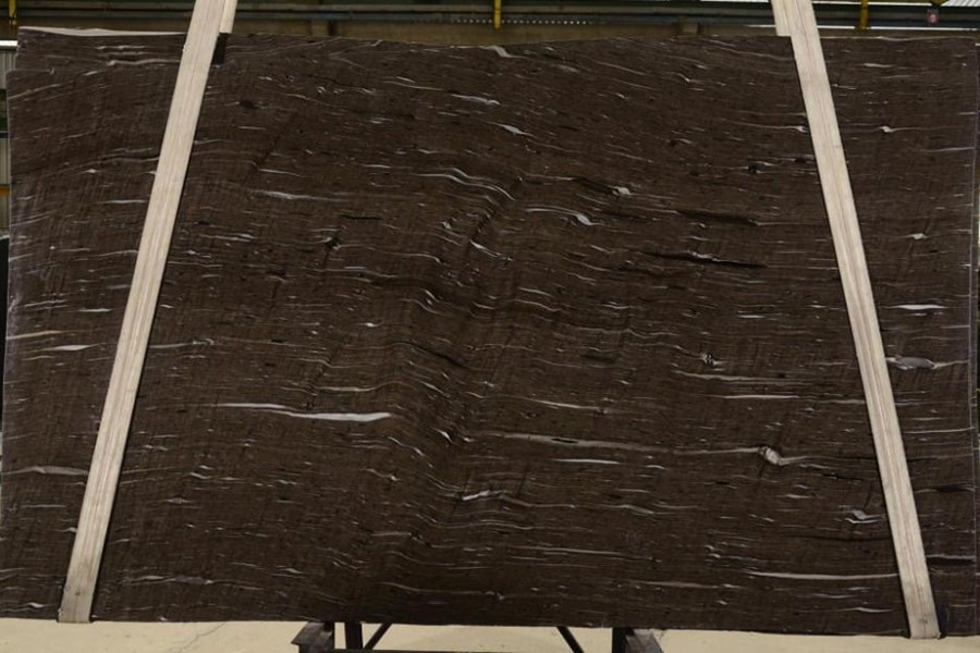 Brown Silk Granite Slab