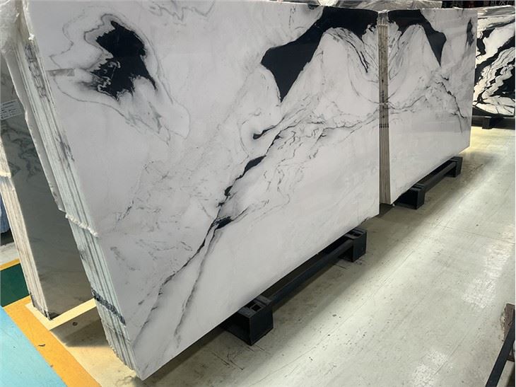 China Panda White Marble Slab