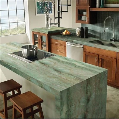 Countertops tal-kwarżit aħdar Emerald
