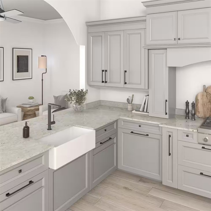 White Cotton Granite Countertops 3