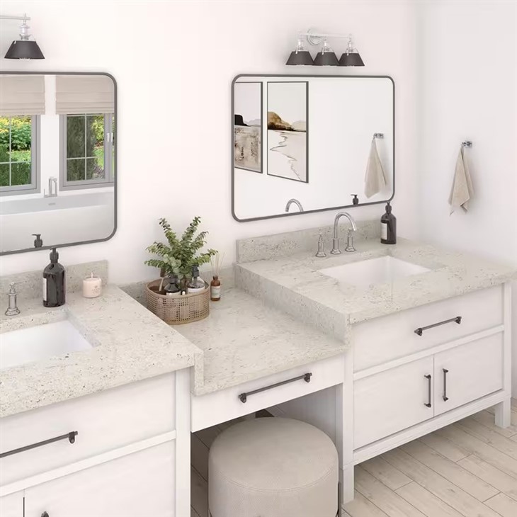 White Cotton Granite Countertops 5